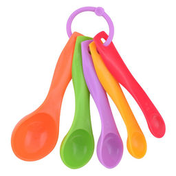 Набор мерных ложек 5шт. 5цв.NEW, 80.244 (МультиДом)