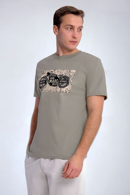 Арт. 61134 Футболка мужская 48-56 (5 шт) Цвет:полынь - Идеал фото 2