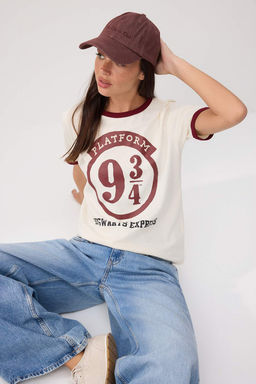 Ekru Snoopy Lisansl? Regular K?sa Kollu Tok %100 Pamuk Orme T-Shirt TWOSS26TS0013 - Trendyolmilla фото 5