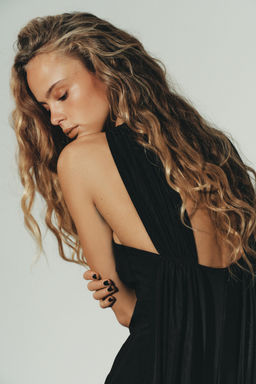 CONTRAST SHEER DRESS - Zara фото 8