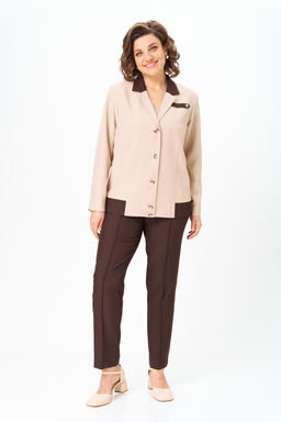 Костюм VILENA 1144 беж+шоколад