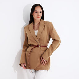 Ремень женский, ширина 1 см, пряжка металл, цвет бордовый - Simaland фото 3