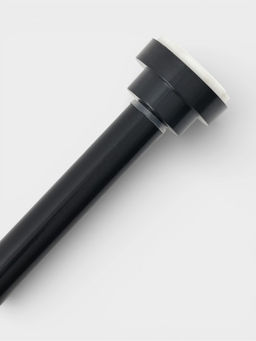 Карниз для ванной «Доляна», телескопический, 116-220 см, стальной, черный