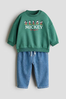 Conjunto estampado de 2 piezas