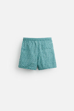 GEOMETRIK DESENLI UZUN DENIZ SORTU - Zara фото 7