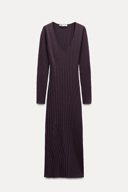 RIBBED KNIT DRESS - Zara фото 5