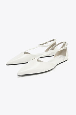 FLAT SHOES WITH ANKLE STRAP - Zara фото 8
