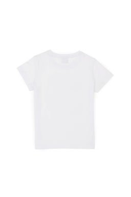 U. S. Polo Assn / Белая базовая футболка с круглым вырезом для мальчиков - U.s. polo assn фото 3