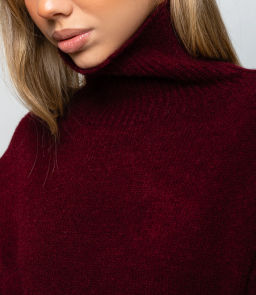 Свитер #КТ2587 (1), бордовый - Dommod фото 5