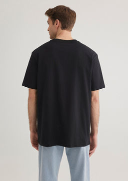 Siyah Istanbul Tisort - Mavi фото 5