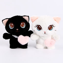 Мягкая игрушка Кот с сердцем, 11 см, МИКС - Simaland фото 5