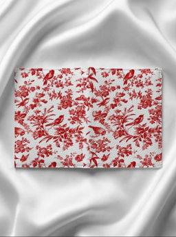 Кожаная обложка для паспорта с принтом wh-LeatherCover-olga-RedBirds_WhiteBackground - Sergio valentini фото 2