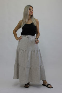 Юбка умягченный лен 100% - Елецкие узоры фото 3