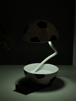 Ночник подставка под телефон "Футбольный мяч" 4хLED 3Вт 5V USB АКБ 2 режима 9,5х12,5х10 см   1091621