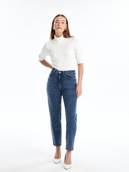 Mom Fit Kad?n Jean Pantolon