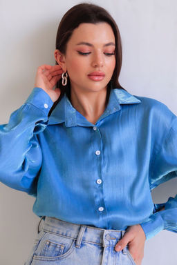 Martichelli Рубашка синяя  фото 13