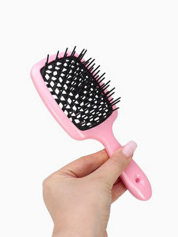 Расчёска массажная, широкая, продуваемая, 8.4×20.5(±1) см, МИКС