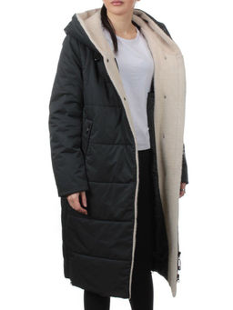 M-9115 DK. BLUE GREEN Пальто зимнее женское (верблюжья шерсть) - Fashion фото 6