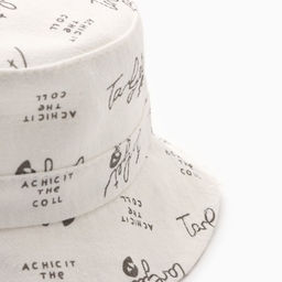 Панама детская MINAKU «Надписи», размер 48-50, белая