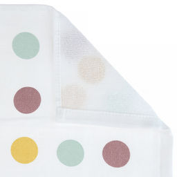 Полотенце кухонное махровое "Чаепитие" 40х60см, хлопок 100%, с петелькой, набор 2шт, цвета микс, на хангере (Китай)