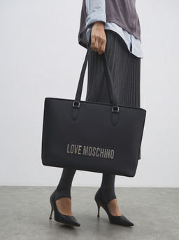 Женский тоут LOVE MOSCHINO BOLD LOVE Артикул 4560966, черный  фото 5