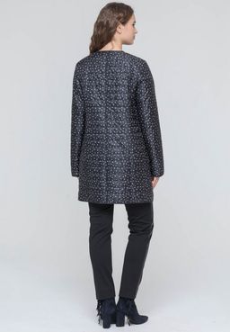 Куртка женская LS-P04320, 
т-синий/принт горох на синем - Steinberg фото 2