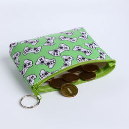 Цена за 2 шт. Кошелёк монетница на молнии, МИКС