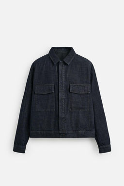SELVEDGE DENIM OVERSHIRT - Zara фото 9