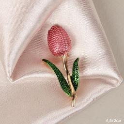 Брошь Тюльпан / 5453P /уп 12/