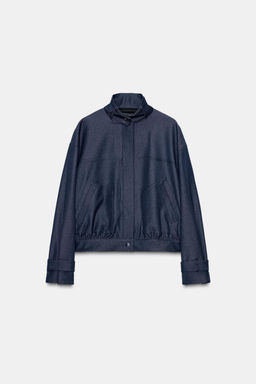 HIGH-NECK BOMBER JACKET - Zara фото 7