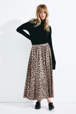 Falda de saten con vuelo - H&m фото 2