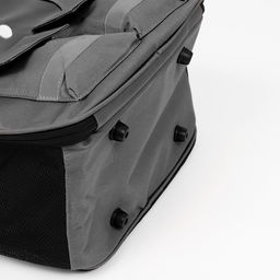 Рюкзак для переноски животных с окном для обзора, серый - Пижон фото 5