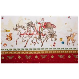 СКАТЕРТЬ С НОВЫМ ГОДОМ 160Х220СМ ,КРАСНЫЙ,100 - Lefard фото 4