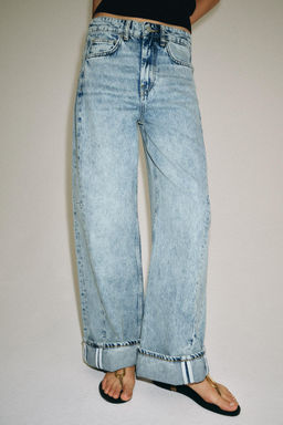 JEANS ZW COLLECTION RELAXED TIRO BAJO / Azul - Zara фото 4