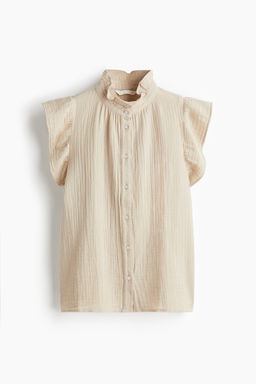 Blusa de muselina con manga circular - H&m фото 2
