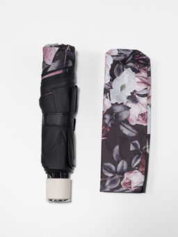 Зонт механический Пышные цветы, эпонж, 4 сложения, 8 спиц, R=48/55 см, d=96 см, МИКС