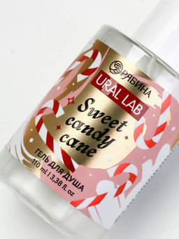Цена за 2 шт. Гель для душа, 110 мл, Sweet candy cane, аромат карамель, URAL LAB  фото 5