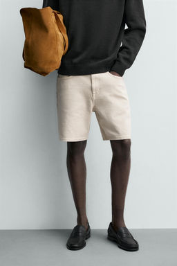 BERMUDA DENIM REGULAR FIT / Crudo - Zara фото 2
