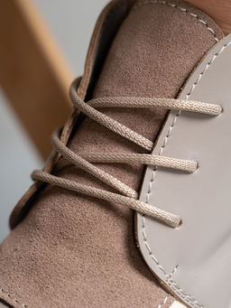 Ботинки 305.927be.Бежевый латте капучино замша/мех