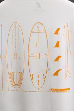 SURF BOARD PRINT T-SHIRT - Zara фото 4
