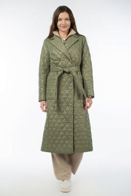 01-10766 Пальто женское демисезонное (пояс)