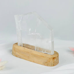 Срез Селенита на подставке - Радуга самоцветов фото 2