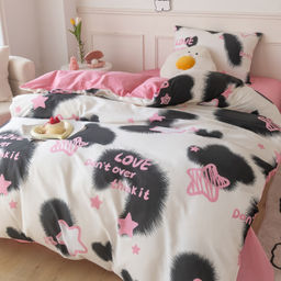 Комплект постельного белья Сатин Люкс KIDS 100% хлопок CDK062 160*230/1.5 спальный/50-70 1 шт - Ситрейд фото 2