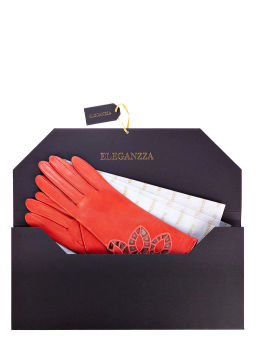 Перчатки женские ш/п F-IS0166 coral - Eleganzza фото 6
