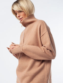 Джемпер из пряжи с кашемиром - Vilatte фото 3