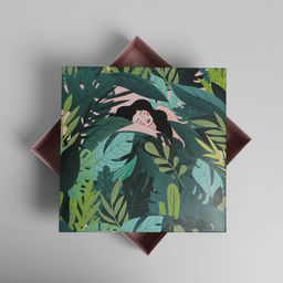 Коробка складная Тропики, 26 х 26 х 8 см - Дарите счастье фото 3