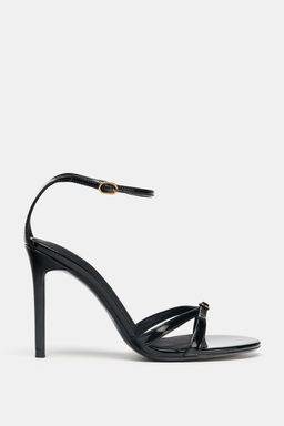HIGH-HEEL BUCKLE SANDALS
