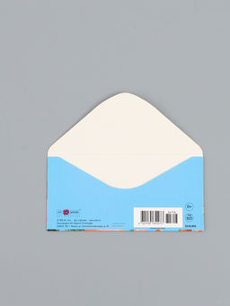 Цена за 10 шт. Конверт для денег «С днём рождения», цветы на синем, 16,5 х 8 см