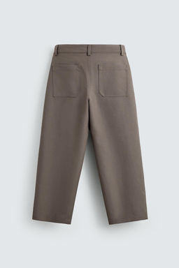 BALLOON FIT PLEATED TROUSERS - Zara фото 8