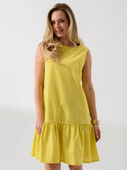 Платье Колокольчик хлопок со льном